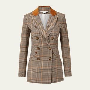 NWT IN BOX Veronica Beard Eliana Plaid Jacket Blazer